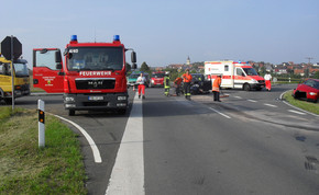 Verkehrsunfall, Schönfeld/Ilmspan 04.09.2014